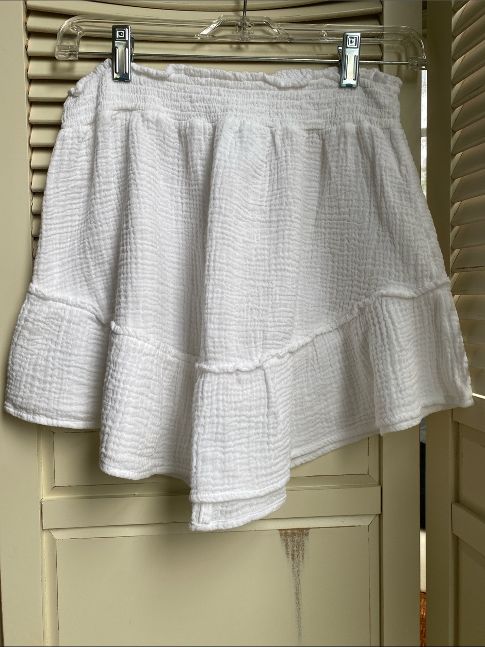 Wild Fable White Gauze Swim Cover up skirt size Medium